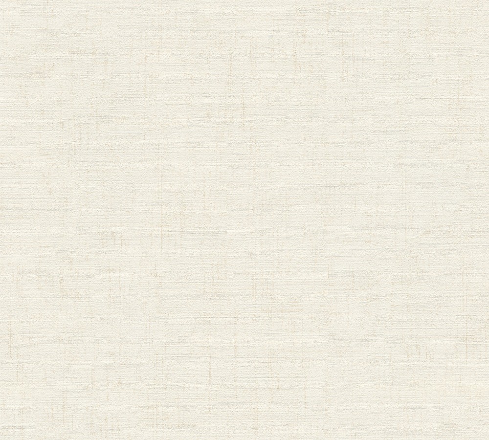 Papier peint vinyle sur intissé uni Bornéo ivoire nacré, résistant et facile à poser.