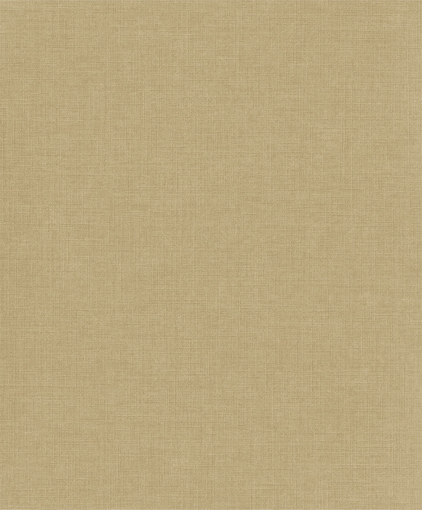 Papier peint vinyle intissé Solena uni jaune, facile à poser