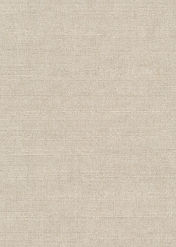 Papier peint vinyle grainé sur intissé Calma couleur sable, avec une texture douce et naturelle.