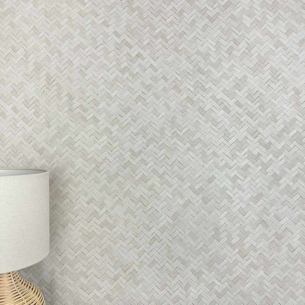 33333 - Papier Peint Intissé Effet Tressage Graphique Beige Clair