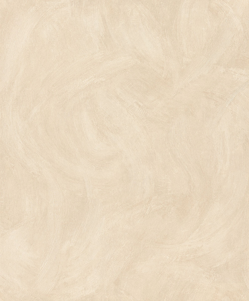 Papier peint vinyle sur intissé A78703 beige avec texture spatulée, aspect naturel et moderne