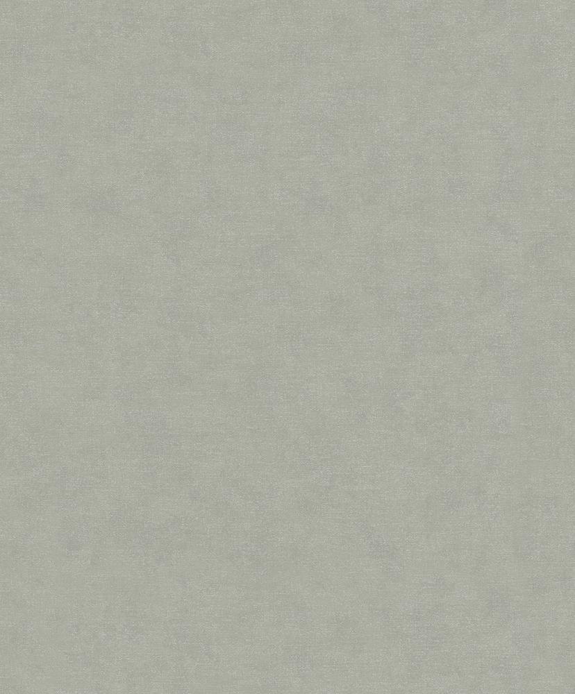 Papier peint intissé vert sauge effet enduit nuagé de la collection Décorama Unis 2027