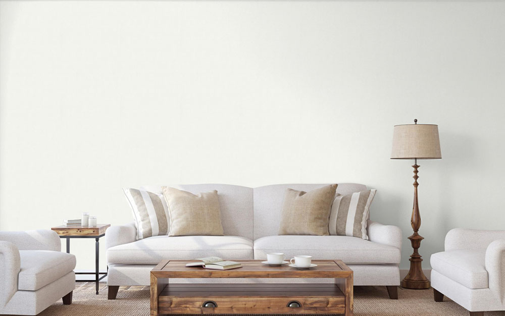 32223 - Papier Peint Intissé Effet Textile Tissé Blanc Cassé