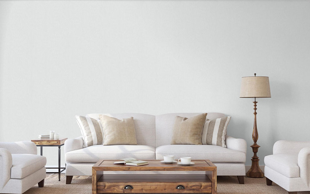 32224 - Papier Peint Intissé Effet Textile Tissé Gris Clair