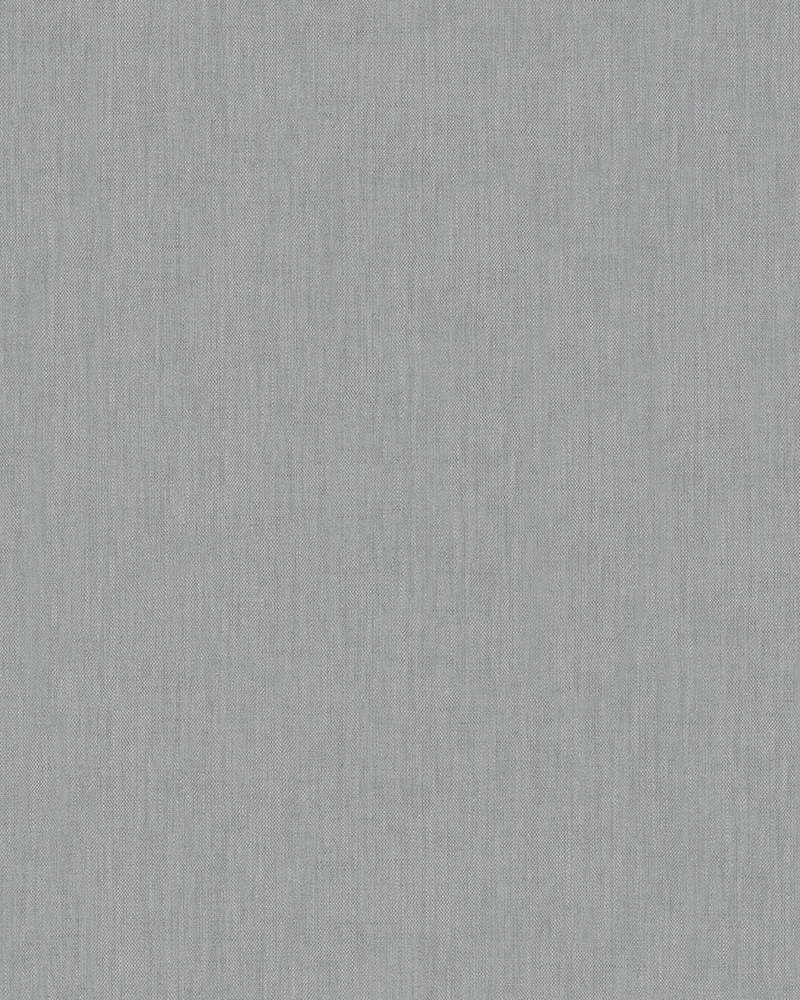 Papier peint intissé gris moyen à effet textile tissé avec un aspect doux