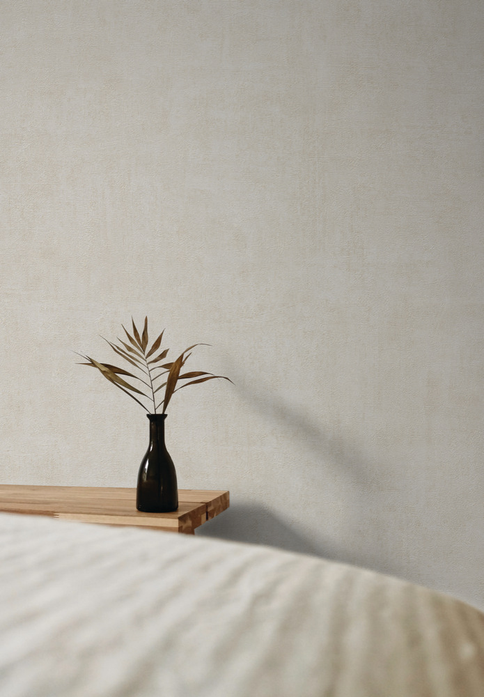 A51517 - Papier Peint Vinyle Sur Intissé Annabella Uni Craie