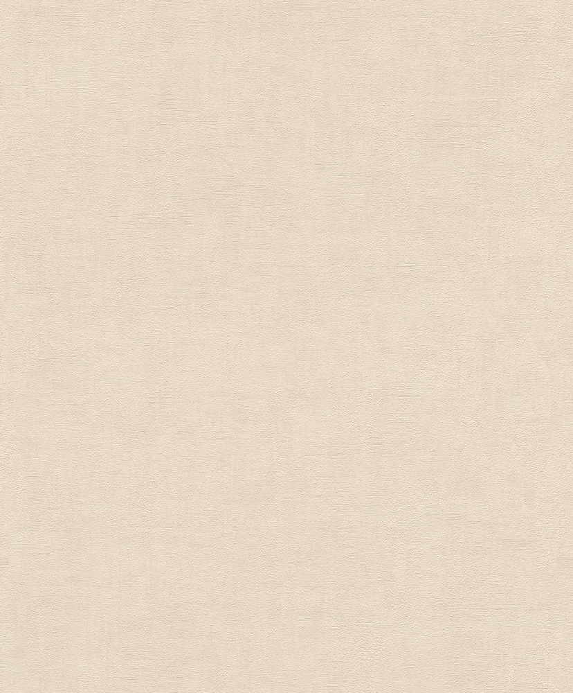 Papier peint vinyle grainé sur intissé aspect béton mat de couleur crème avec un relief subtil
