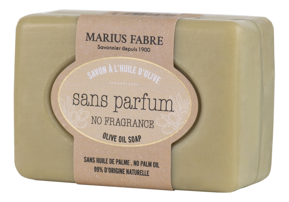 Savonnette naturelle à l'huile d'olive non parfumée 100 g