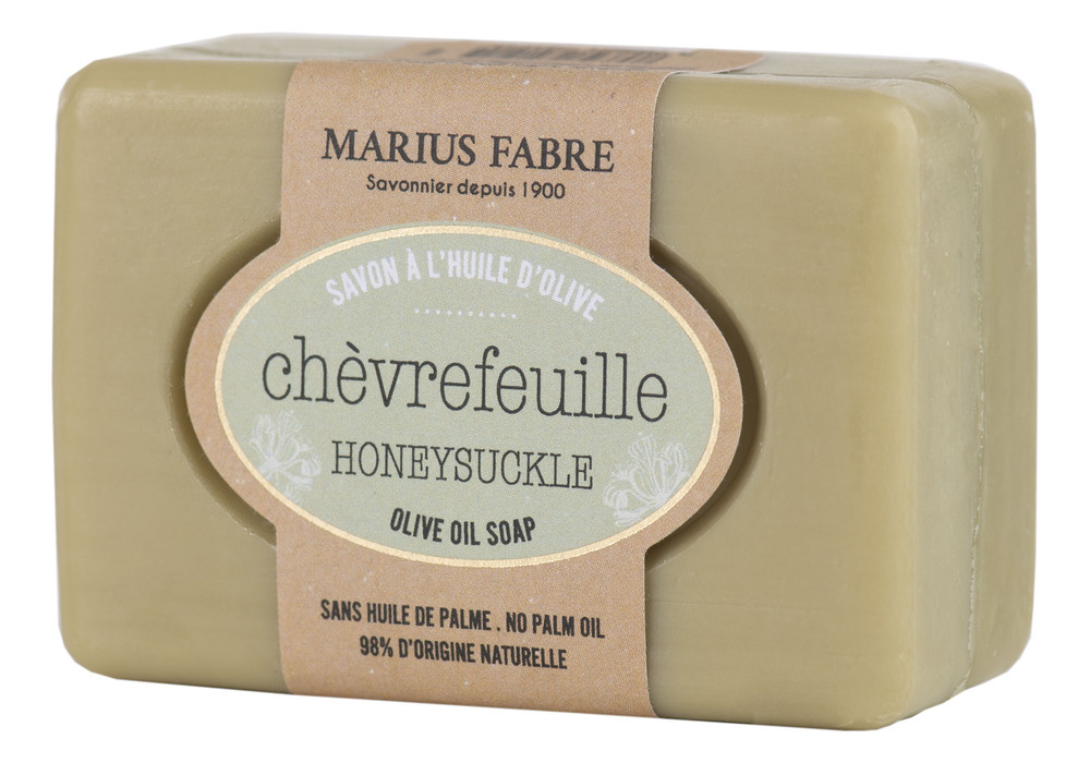 Savonnette douce à l'huile d'olive parfum chèvrefeuille 100 g