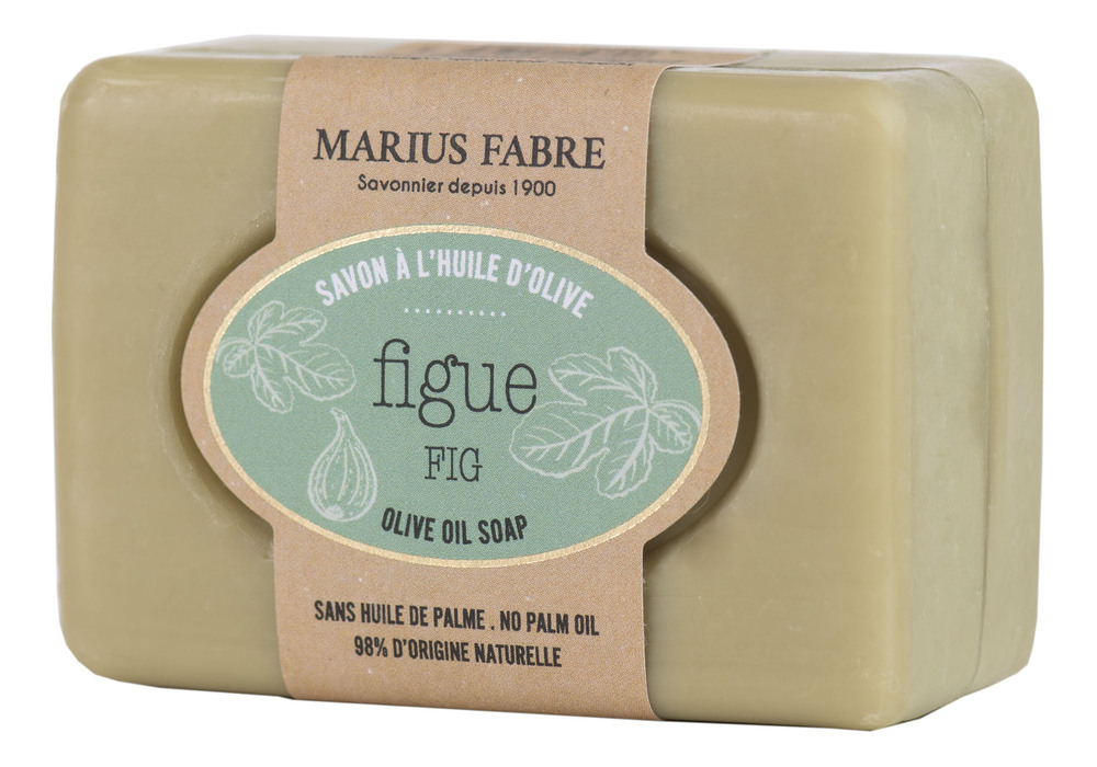 Savonnette naturelle à l'huile d'olive et à la figue de 100 g