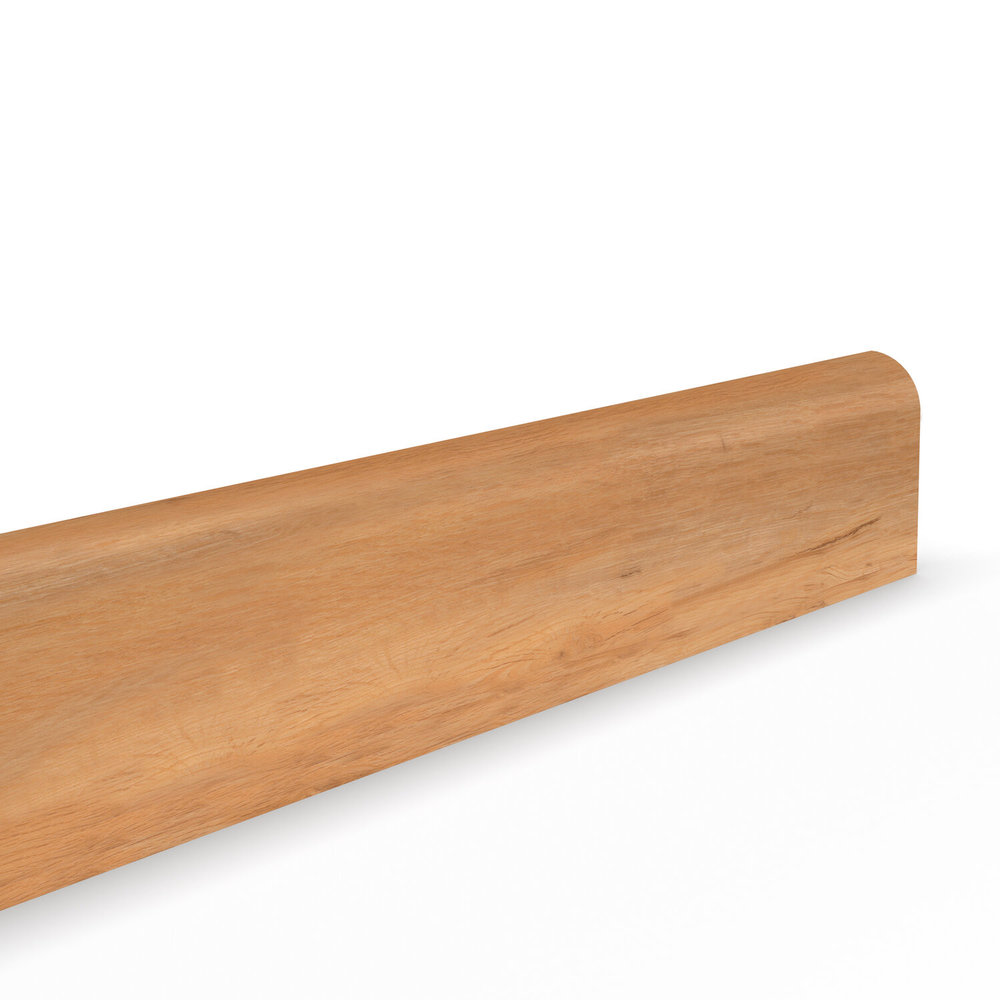 Plinthe PVC Ballerina de 2 mètres de long et 60 mm de hauteur, facile à installer.