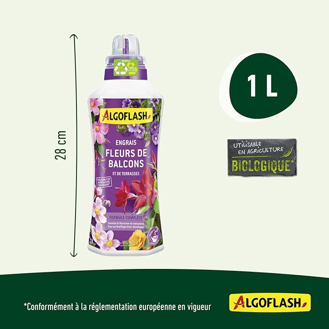 Engrais Fleurs Balcons et Terrasses Liquide UAB 1L