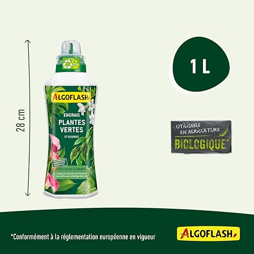 Engrais Plantes Vertes et Fleuries Liquide UAB 1L