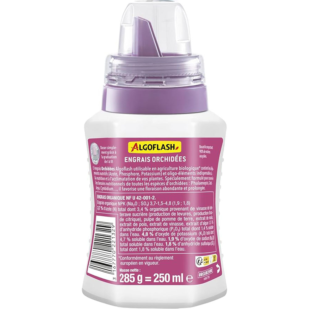 Engrais Orchidées Liquide UAB 250 ml
