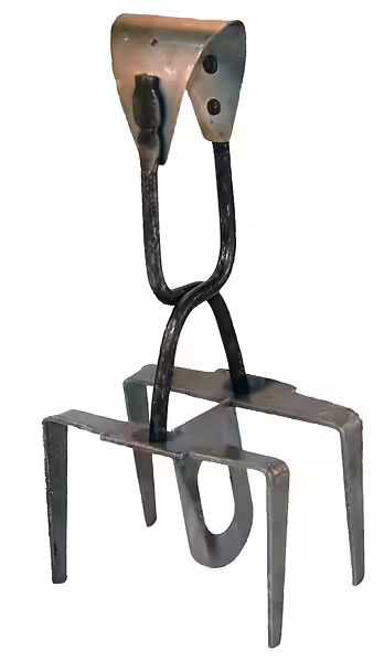 Piège à taupe double ressort Rive à Tente en métal robuste