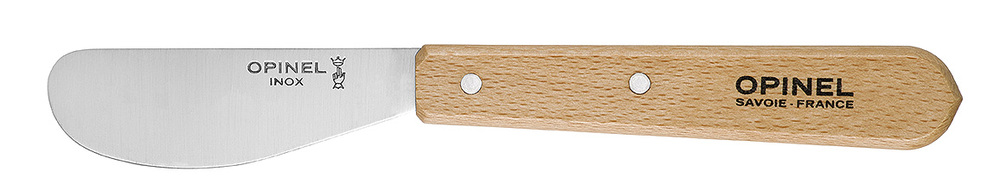 Couteau à tartiner n°117 en acier inoxydable avec lame arrondie