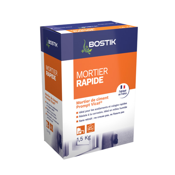 Sac de Mortier Rapide pour travaux de cimenterie, ciment à prise rapide idéal pour scellement et réparation.