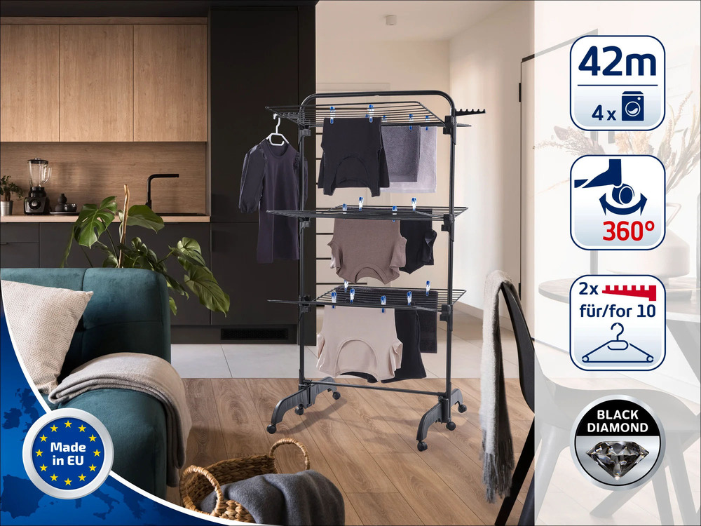 Séchoir Tour 42 m Comfort Black