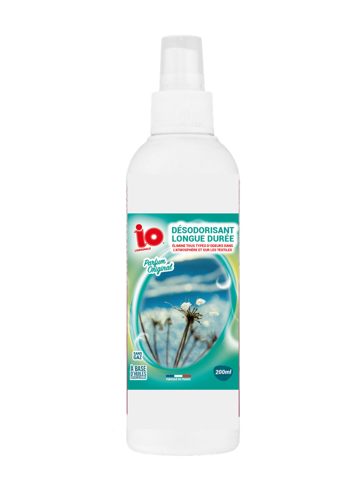 Spray désodorisant désinfectant Longue Durée 200 ml