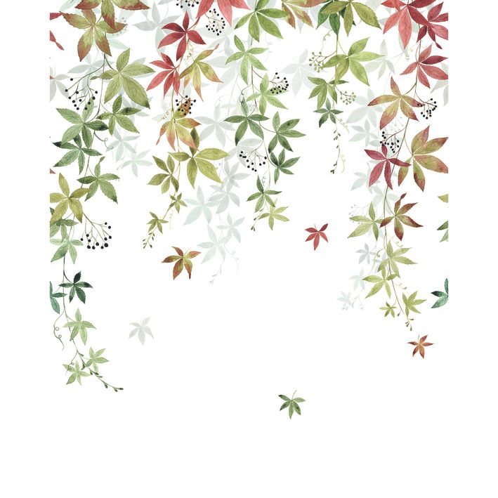 20006 - Papier Peint Intissé Vigne En Fleur Couleur D'Automne  - S