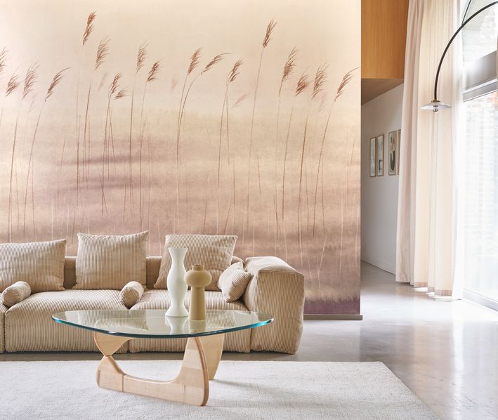 20008 - Papier Peint Intissé Jonc Des Dunes Naturel  - M