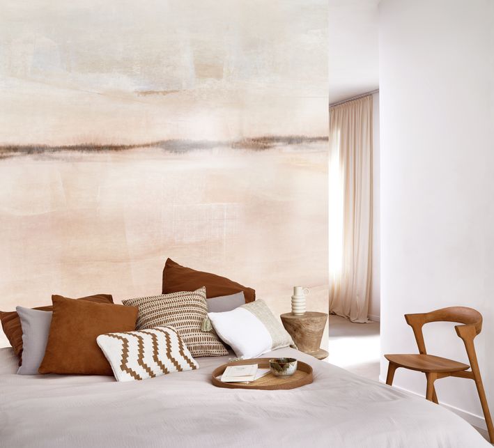 20017 - Papier Peint Intissé Wanderlust Beige Sable  - S