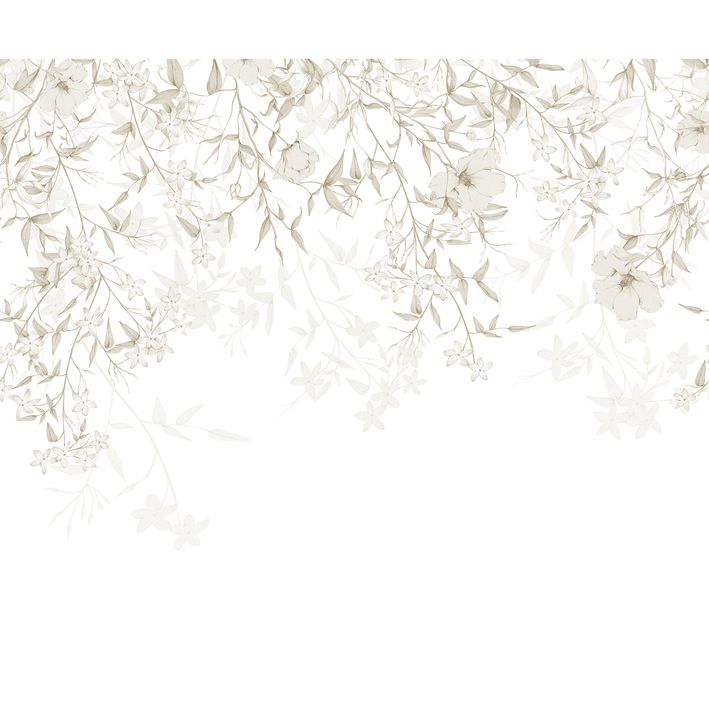 20019 - Papier Peint Intissé Flore Enchantee Naturel  - S