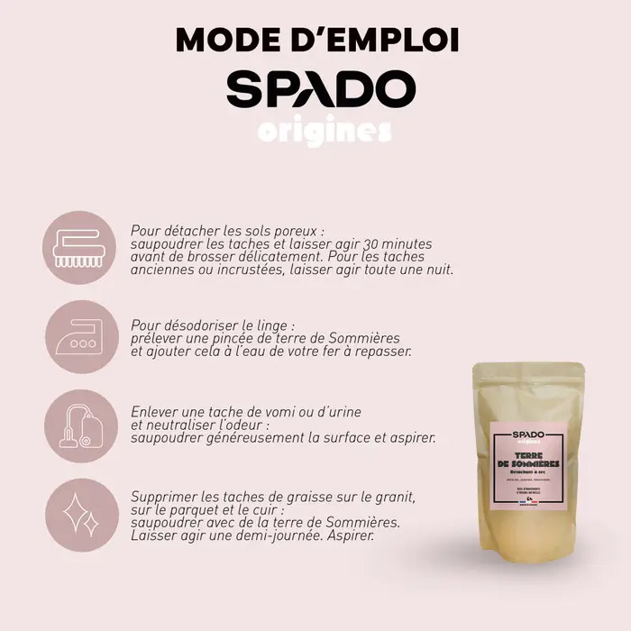 Spado Origines Terre de Sommières en Poudre 600g