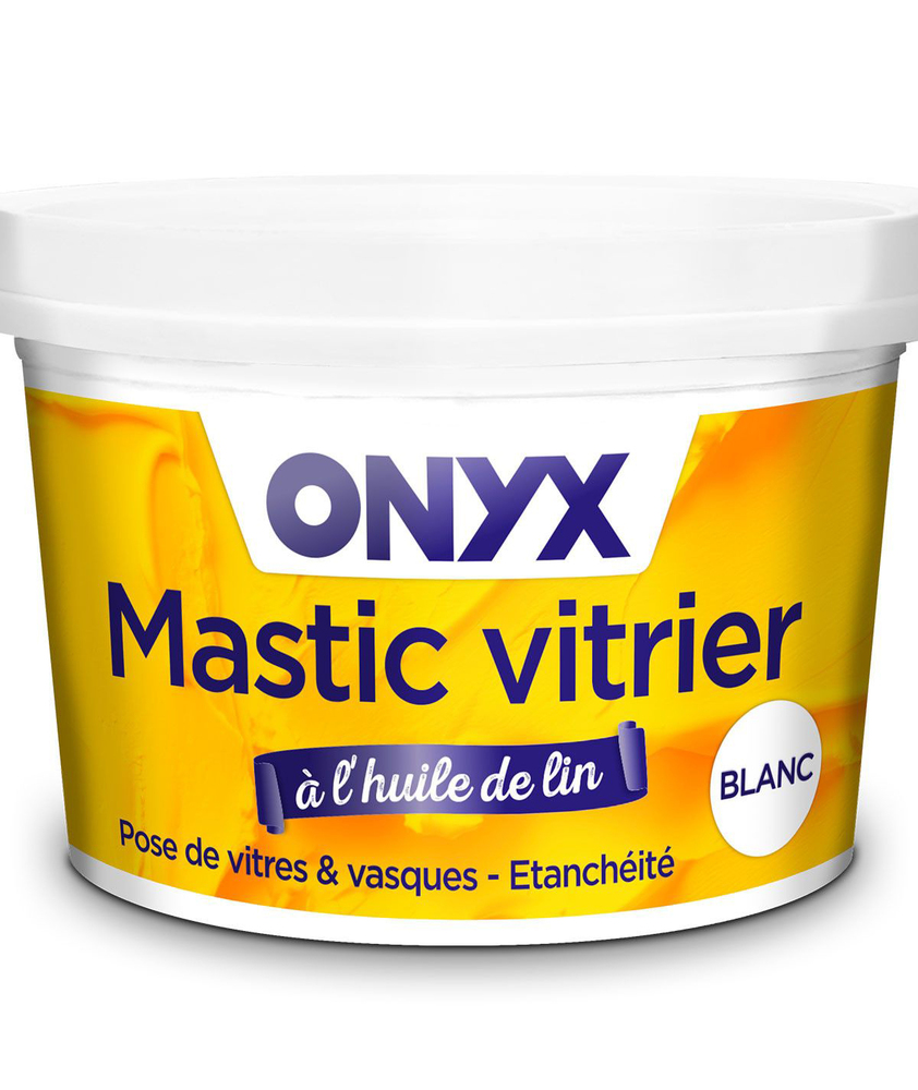 Mastic Vitrier à l'Huile de Lin Blanc