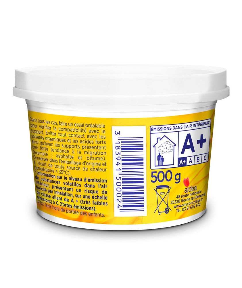 Mastic Vitrier à l'Huile de Lin Blanc