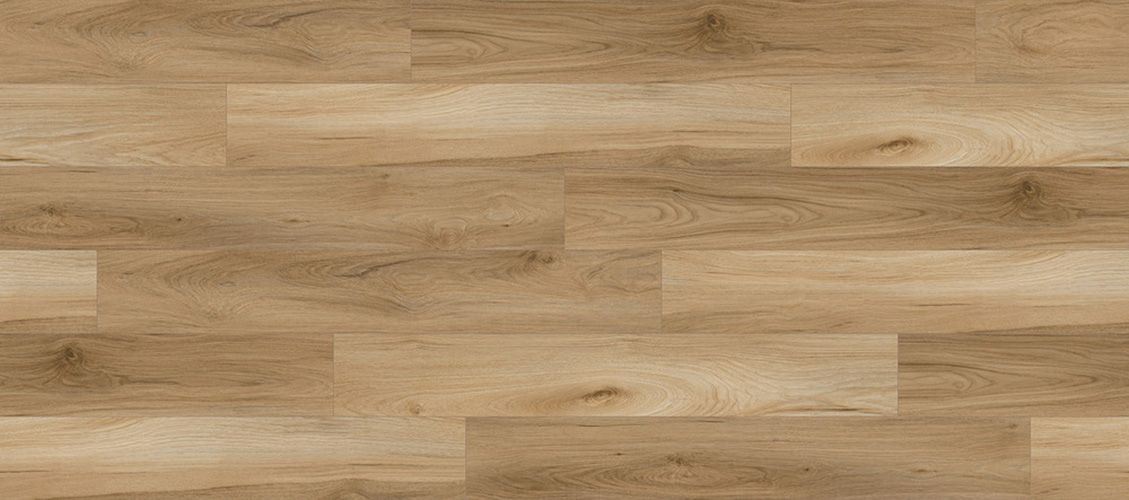 Lame de sol LVT clipsable avec sous-couche intégrée, décor La Légende Californie effet bois clair naturel