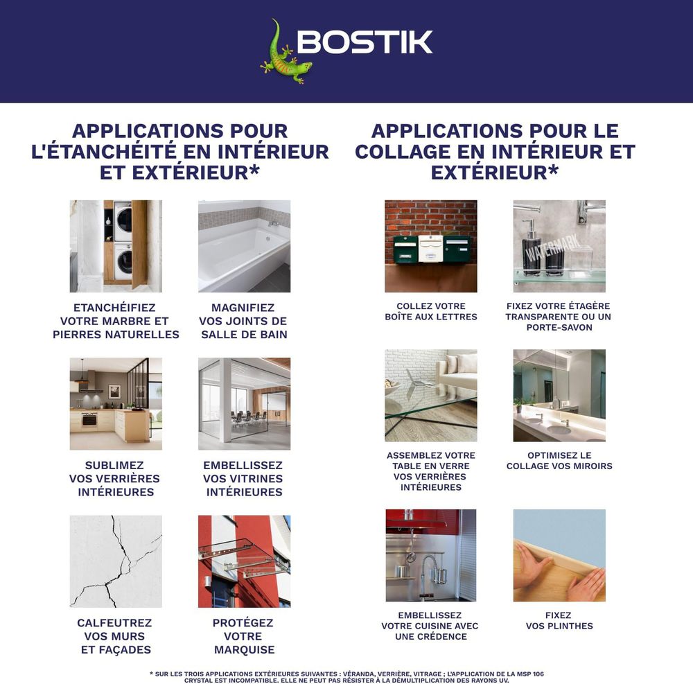 Mastic MSP 106 Invisible 290 ml