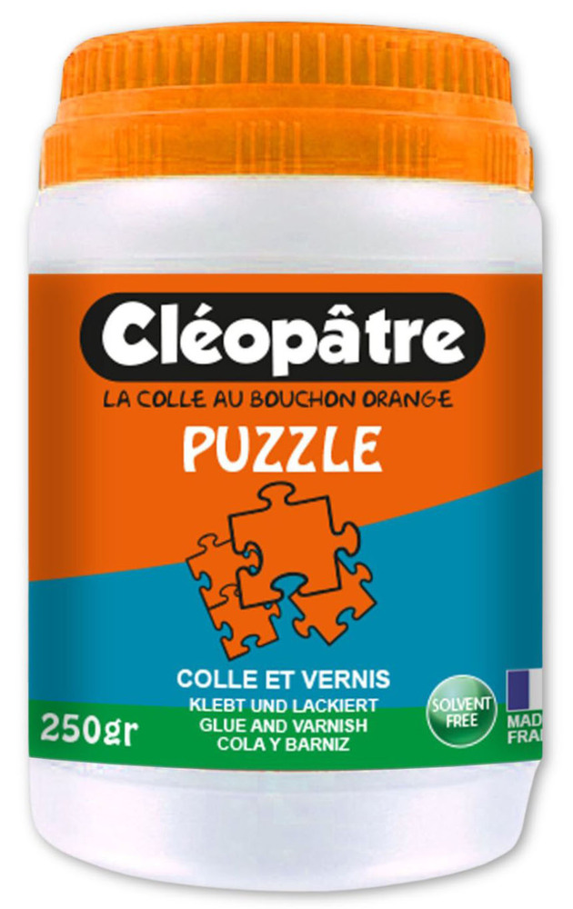 Colle vernis Cleopatre pour puzzle en pot de 250 g