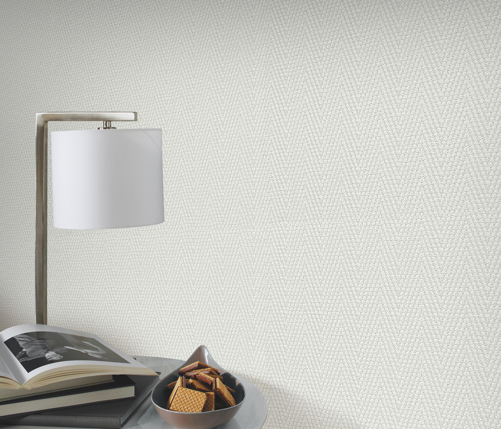 10536-14 - Papier Peint Vinyle Expansé sur Intissé Beige Clair