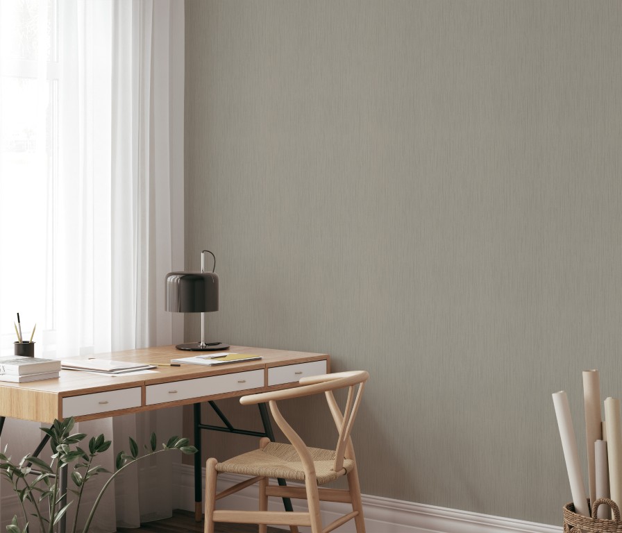 10478-37 - Papier Peint Vinyle Expansé sur Intissé Beige Naturel