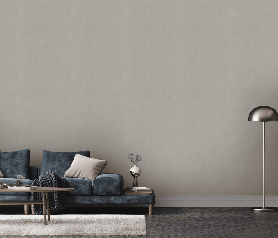 10306-32 - Papier Peint Vinyle Expansé sur Intissé Gris Perle