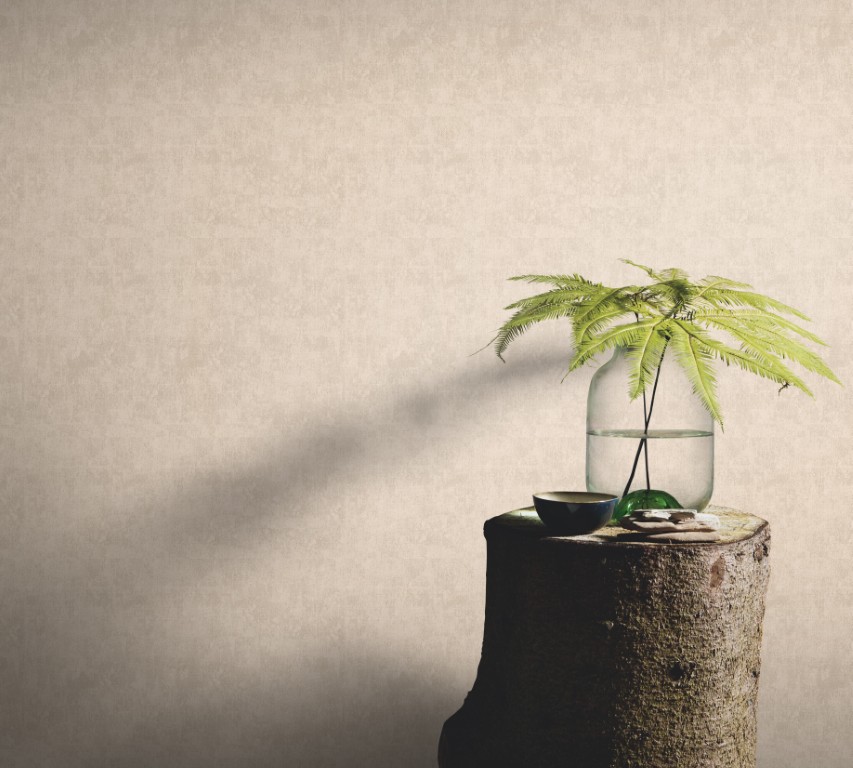 05555-11 - Papier Peint Duplexé Toile de Jute Beige