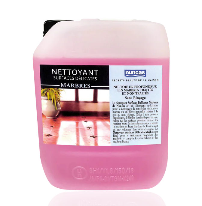 Bidon de 5L de Nettoyant pour surfaces délicates comme le marbre traité ou non traité