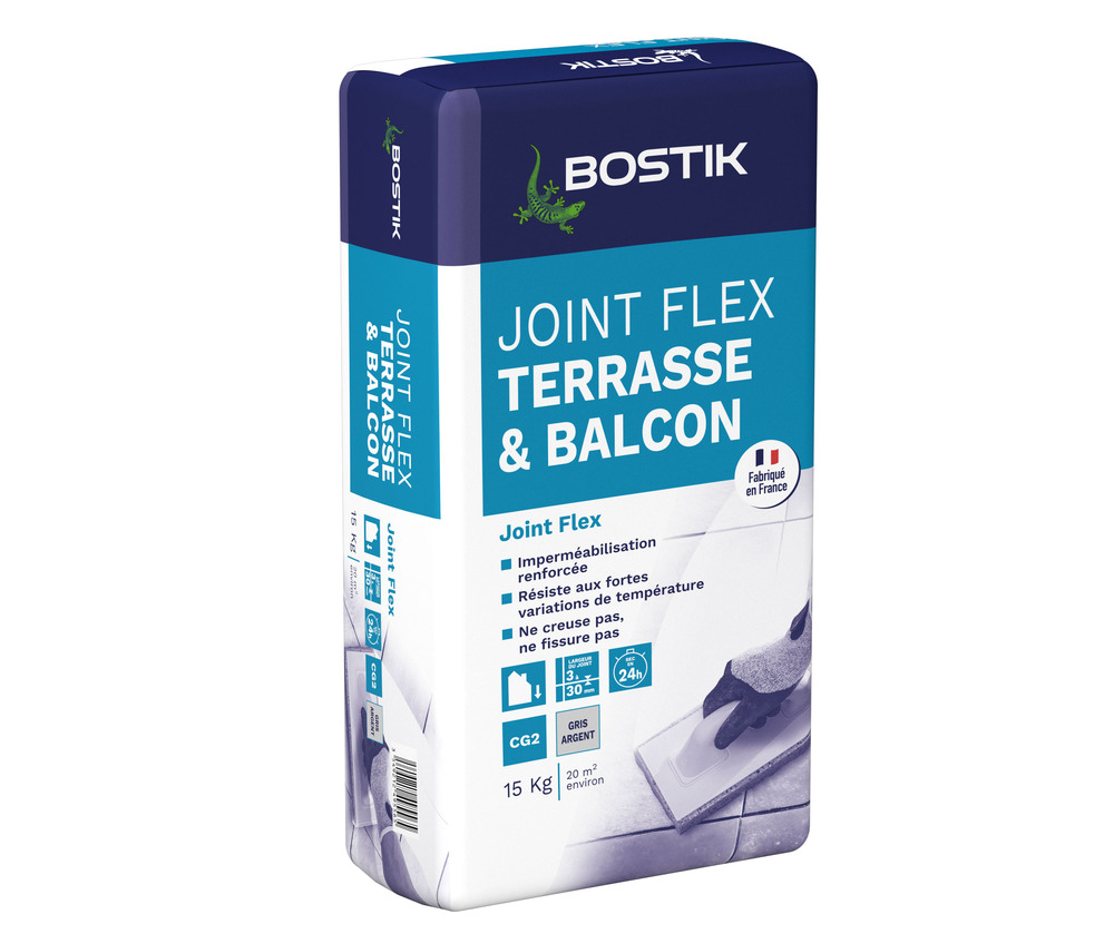 Joint de Carrelage Flex Terrasse et Balcon 15 kg