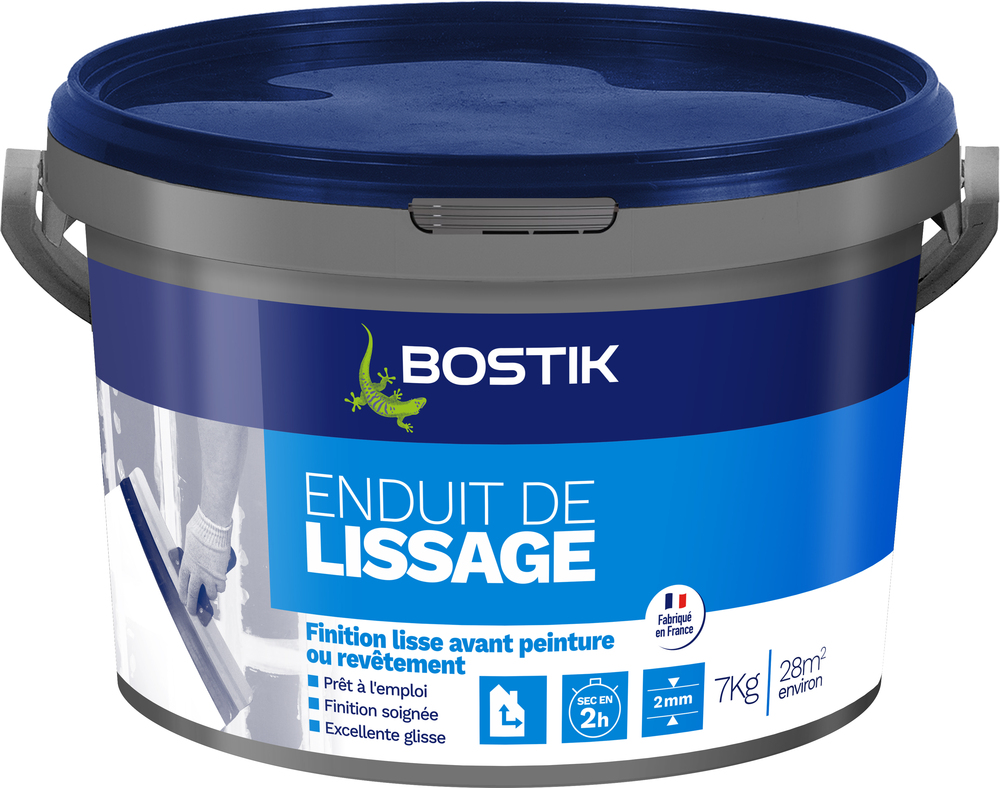 Enduit de Lissage Pâte 7 kg prêt à l'emploi pour intérieur