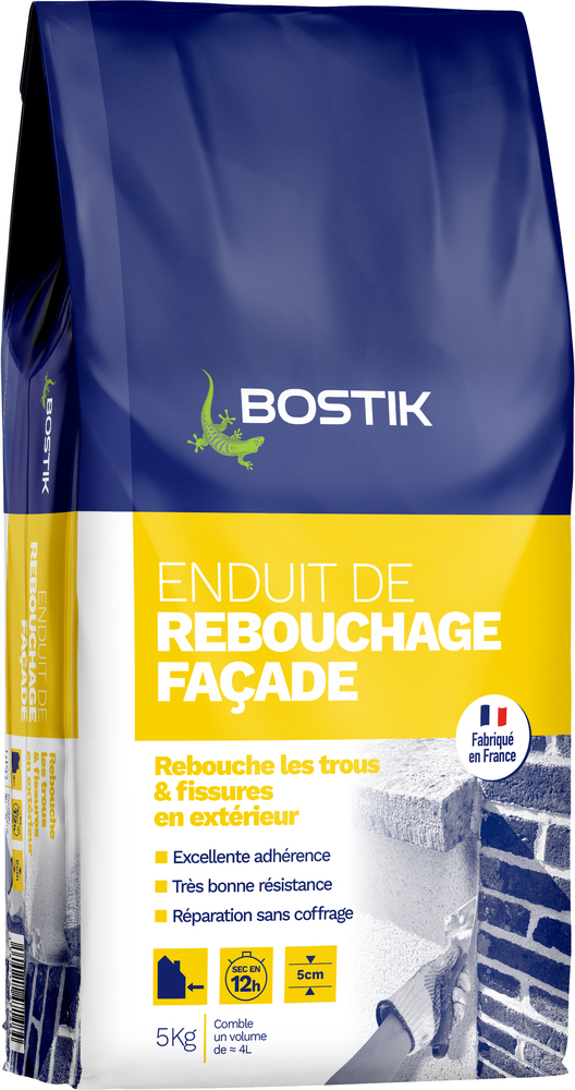 Enduit de Rebouchage Façade Poudre