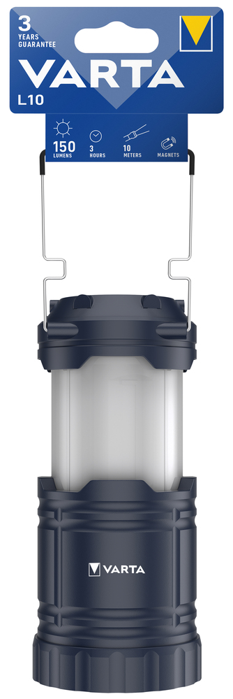 Lanterne de camping Varta L10 avec une luminosité de 150 lumens