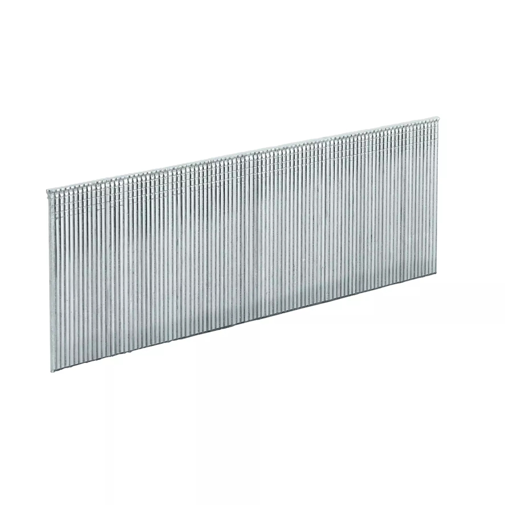 Une barrette de clous en acier 40mm pour cloueur pneumatique.