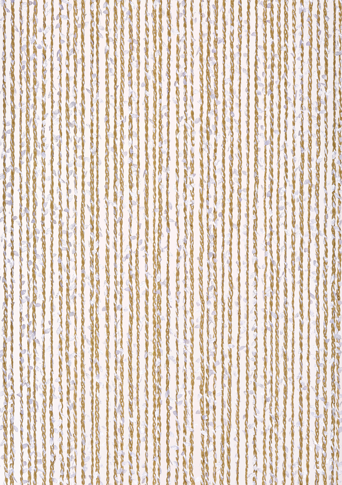 Rideau de Porte en Feuillage Samana Blanc 90 x 200 cm