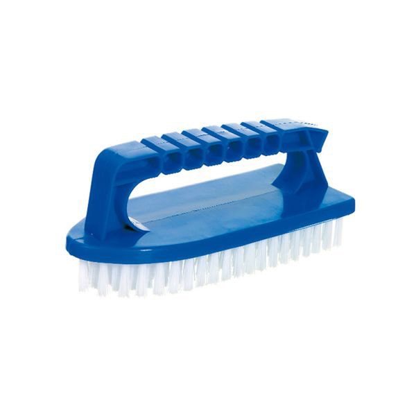 Brosse à main bleue pour ligne d’eau de piscine