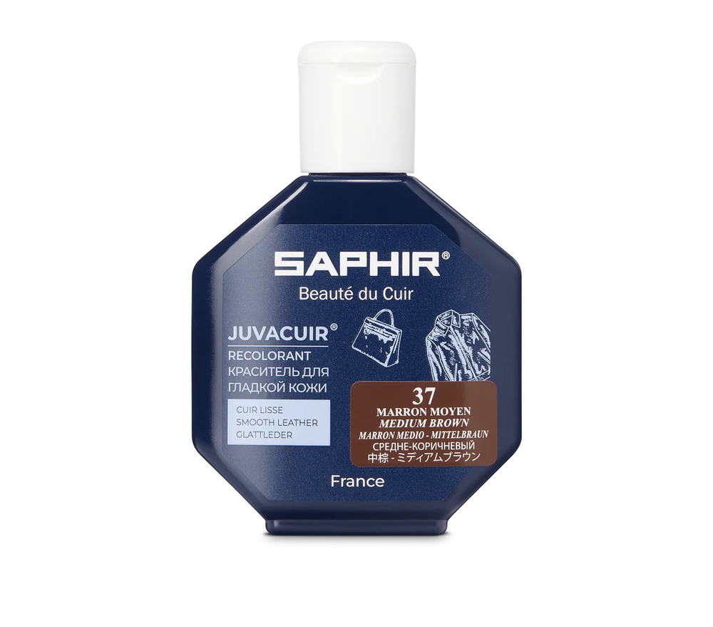 Flacon Juvacuir 75 ml pour la rénovation, l'entretien et l'imperméabilisation du cuir