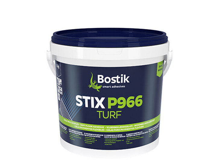 Pot de 6kg de colle Bostik Stix P966 pour coller le gazon synthétique