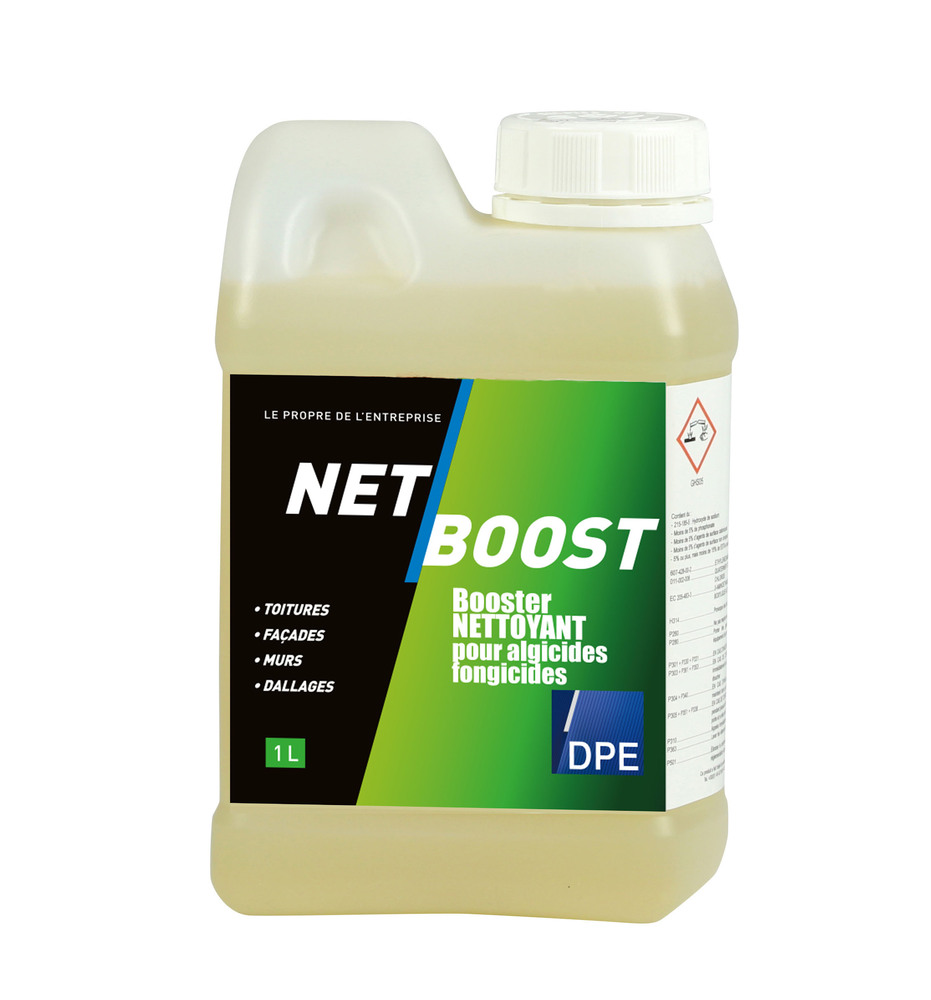Bidon de 1L de Net Boost additif Pour algicides et fongicides