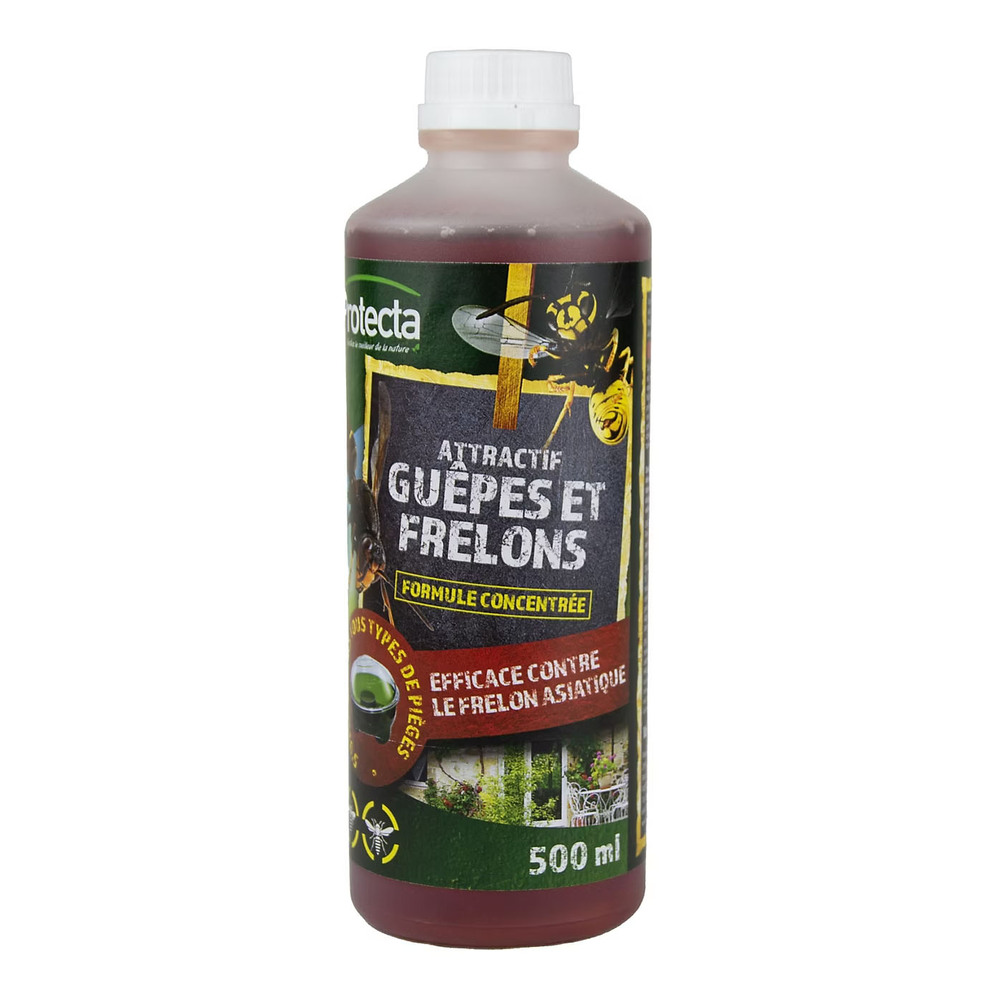Liquide Attractif Piège Guêpes et Frelons 500 ml