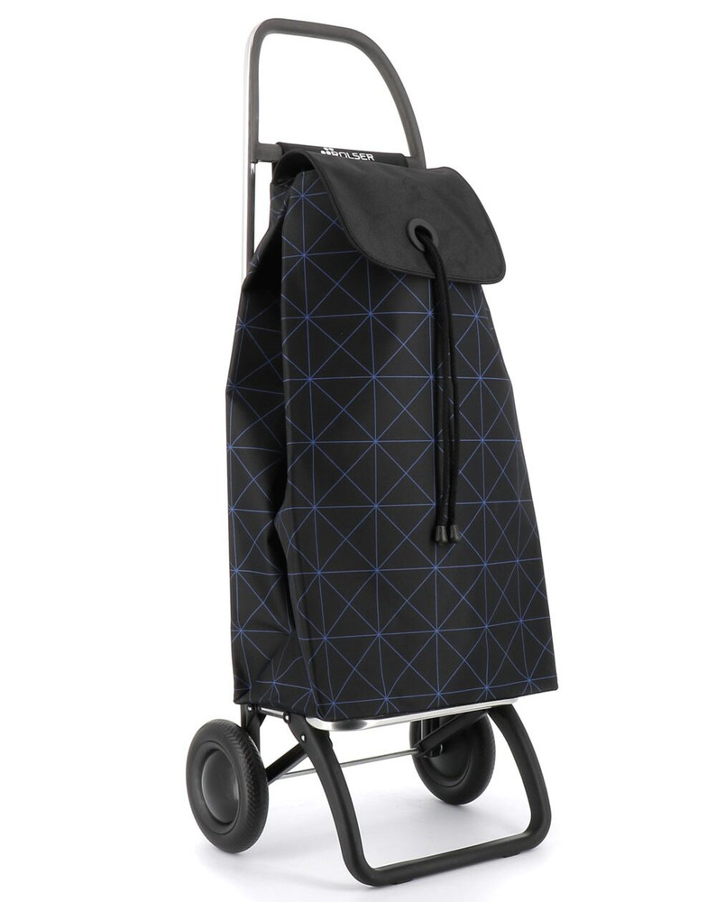 Poussette de Marché I-Max Star 2 Roues 43L Noir avec étoiles bleues